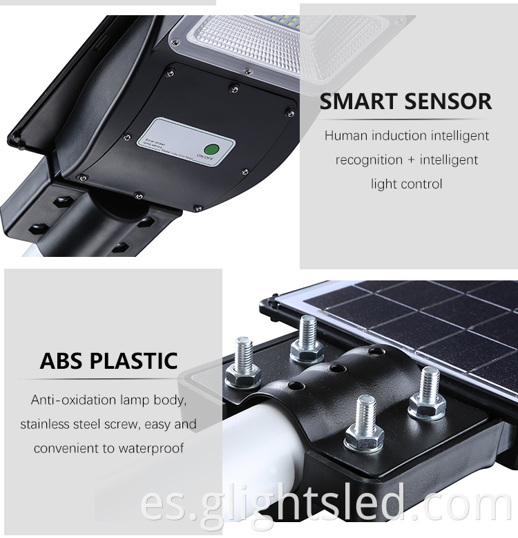 El panel solar al aire libre de la prenda impermeable IP65 de la vivienda de aluminio 20w 40w 60w 100w 150w 200w llevó la luz de calle